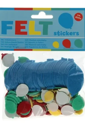 Snelle Levering Viltstickers - Ballonnen, 200st.
