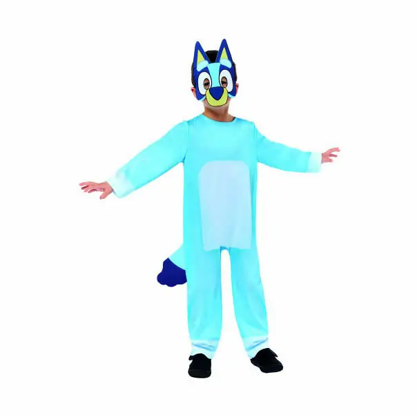 Dagaanbieding Kinderkostuum Jumpsuit Bluey, 3-4 jaar