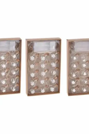 Goedkoop Draadslinger met 15 Kerstballetjes Led Warm White