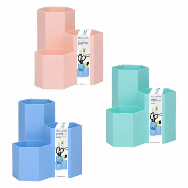 Pennenbak Kleur 3 Vaks Nieuw
