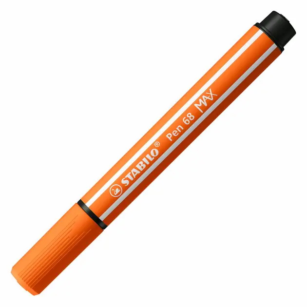 Aanbieding STABILO Pen 68 MAX - Viltstift Met Dikke Beitelpunt - Bleek Vermiljoen