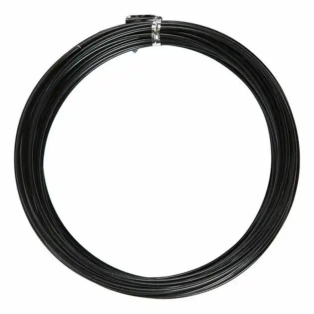 Gereduceerde Prijs Zacht Aluminiumdraad Zwart 2mm, 10 Meter