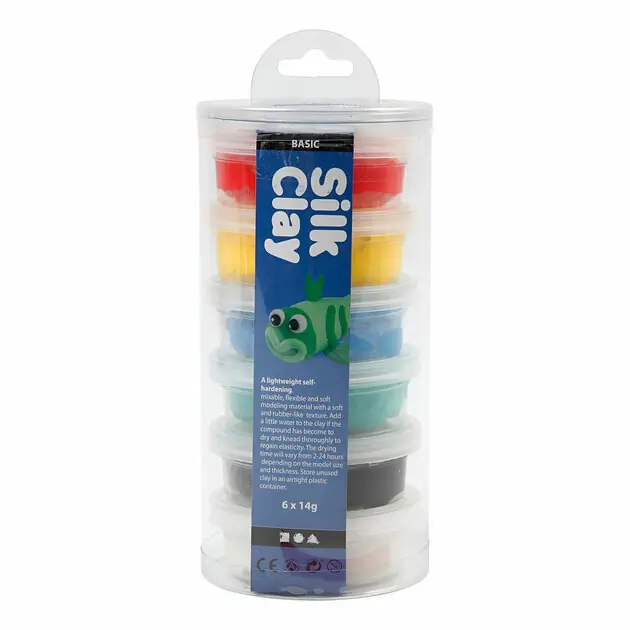 Nu Kopen Silk Clay Standaard Kleuren, 6x14gr.