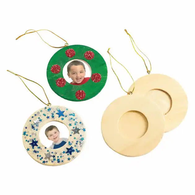 Versier je eigen Houten Fotolijst Hanger, Set van 12 stuks Speciale Aanbieding