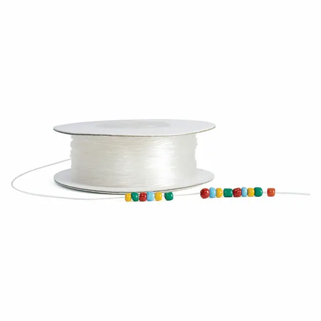 Fabrieksprijs Colorations - Kralenkoord Stretchbaar Transparant, 91mtr.