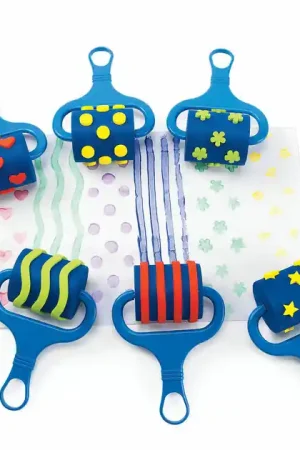 Beste Prijs Colorations - Verfrollers met Patroon, Set van 6