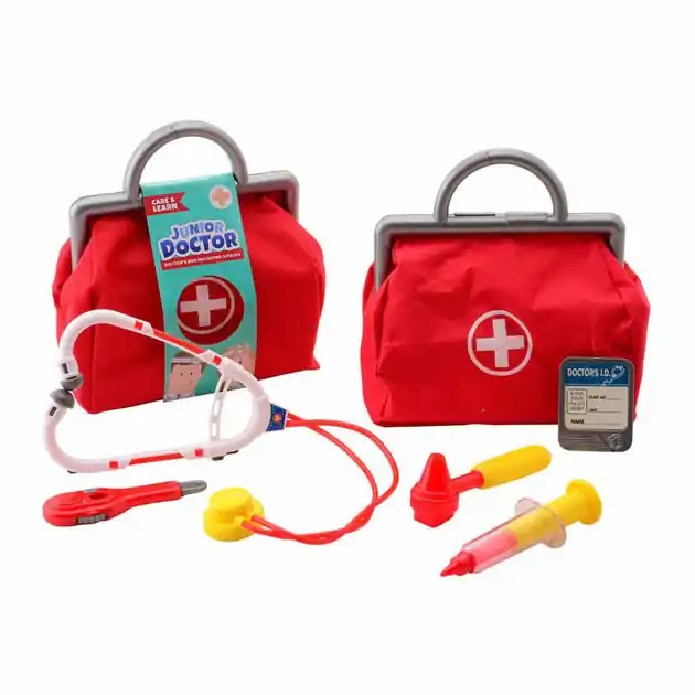 Dokterstas met Accessoires, 6dlg. Beste Prijs