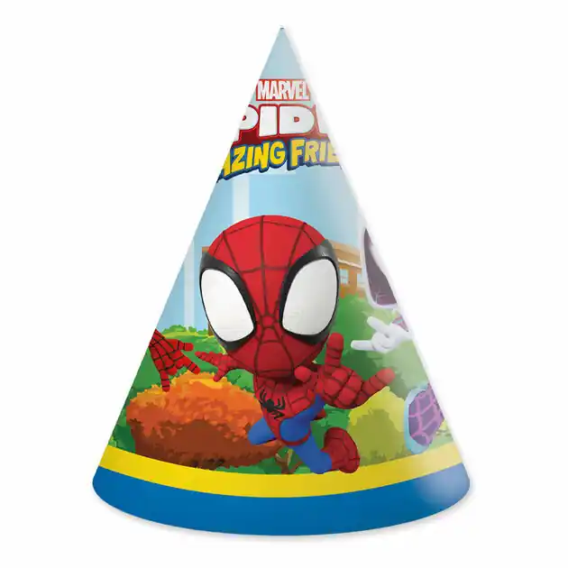 Papieren Hoedjes FSC Spidey, 6st. Hete Deal