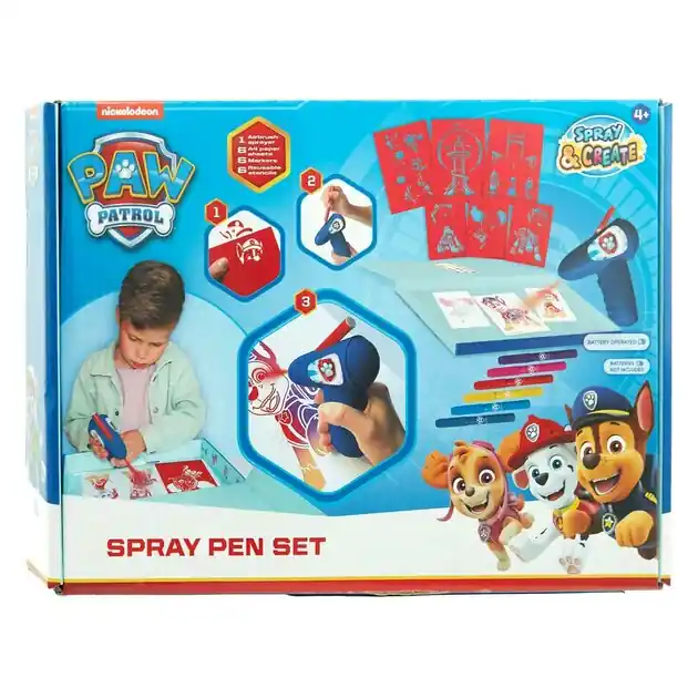 PAW Patrol Elektrische Blaaspennen Set Direct Beschikbaar