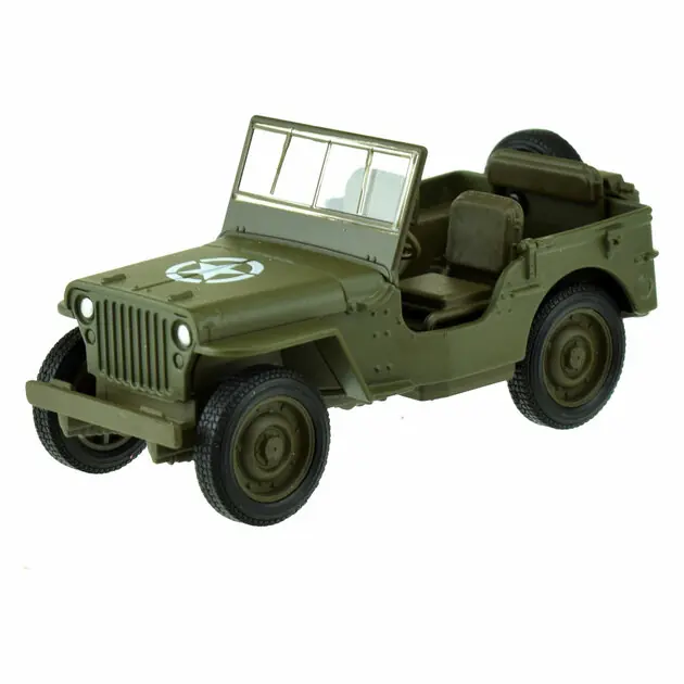 Welly Pull-back Welly Jeep Willys MB Modelauto Dagaanbieding