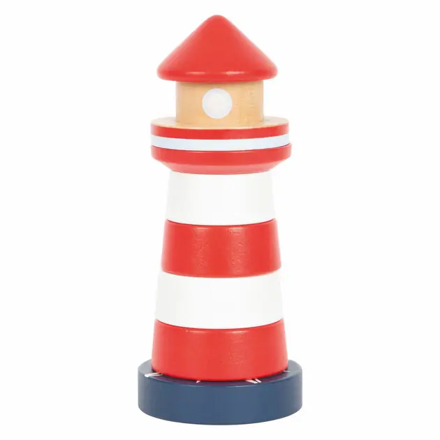 Small Foot - Stapeltoren Vuurtoren Grote Oceaan, 8dlg. Direct Verzonden