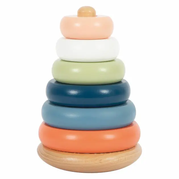 Voordeelprijs Small Foot - Houten Stapeltoren Arctic, 7dlg.