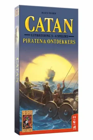 999 Games Catan: Uitbreiding Piraten & Ontdekkers 5/6 spelers Bordspel Aanbieding
