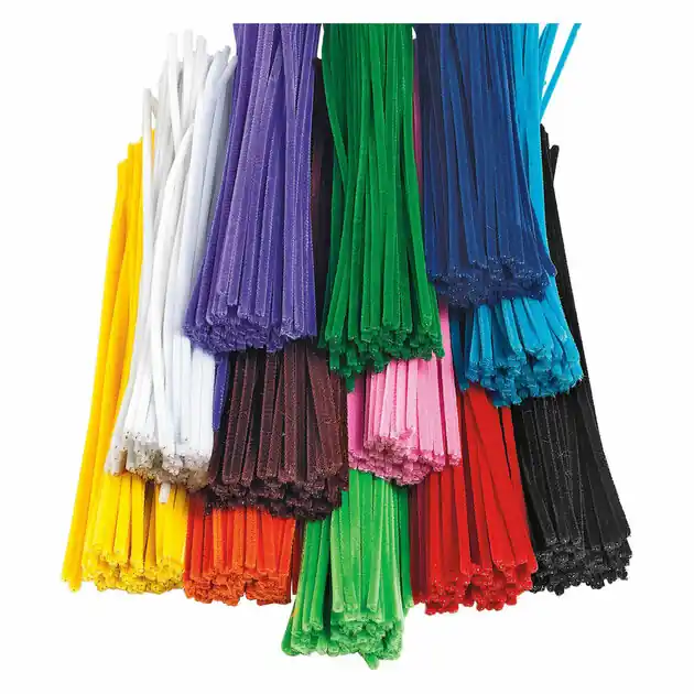Colorations - Chenilledraad Kleur 12 kleuren, 600st. Populair