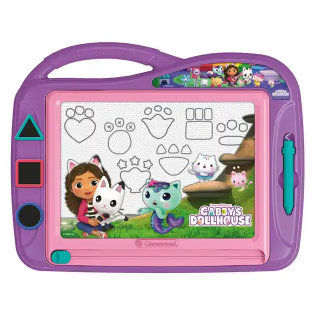 Korting Clementoni Gabby's Poppenhuis Magnetisch Tekenbord