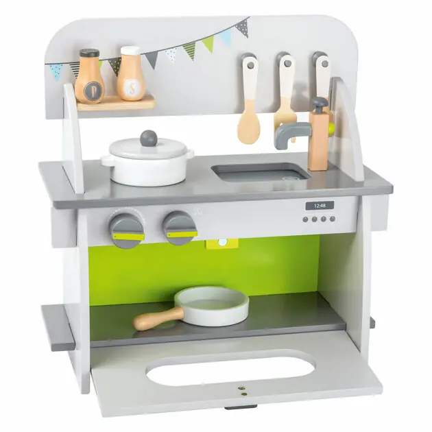 Small Foot - Houten Speelkeuken Compact, 9dlg. Direct Verzonden
