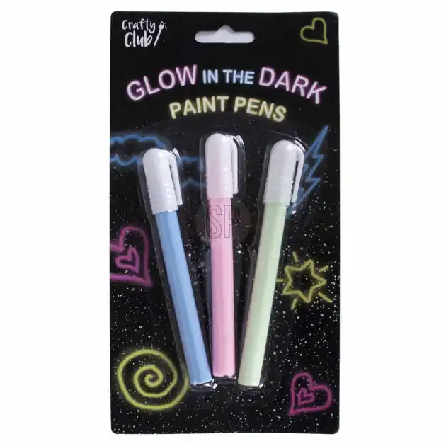 Glow in the Dark Verfstiften, 3st. Rechtstreeks Van De Fabrikant