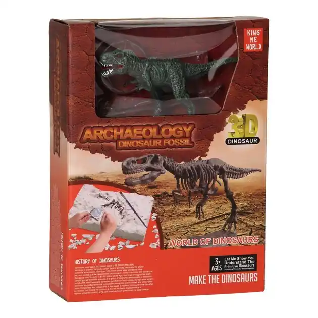 Koopje Dino Skelet Bikken - Rood