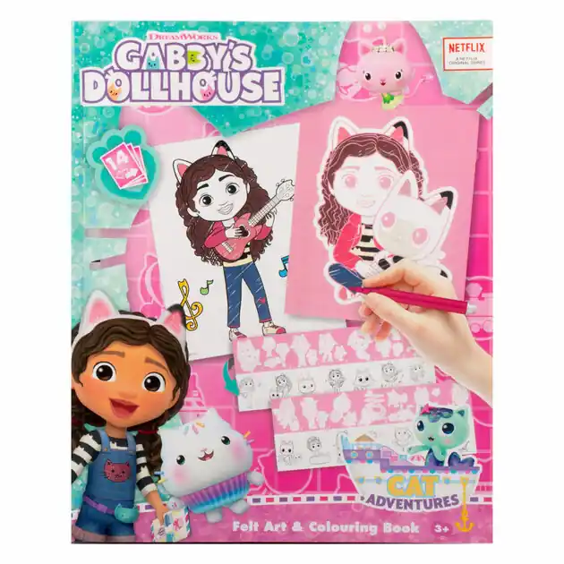 Shop Nu Gabby's Dollhouse Viltkunst & Kleurboek