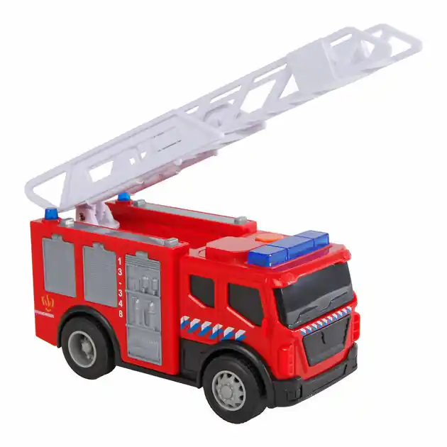 2-Play Brandweer Tankauto NL Licht & Geluid Op = Op