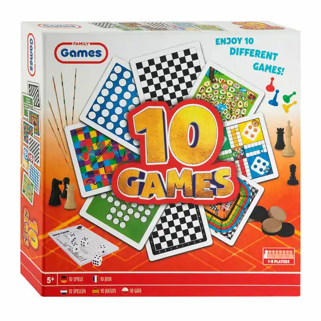 Klassieke Bordspellen Box 10in1 Shop Nu