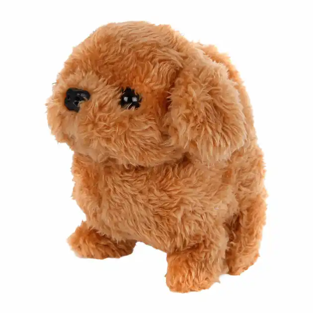 Betaalbaar Take Me Home Interactieve Loophond Bruin, 15,5cm
