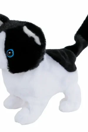 Voordeelprijs Take Me Home Interactieve Looppoes Zwart Wit, 15,5cm