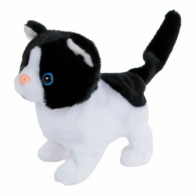 Voordeelprijs Take Me Home Interactieve Looppoes Zwart Wit, 15,5cm
