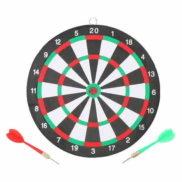Dartbord met Pijltjes Op = Op