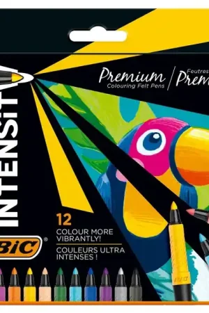 Veilige Betaling BIC Intensity Viltstiften Luxe Box, 12st.