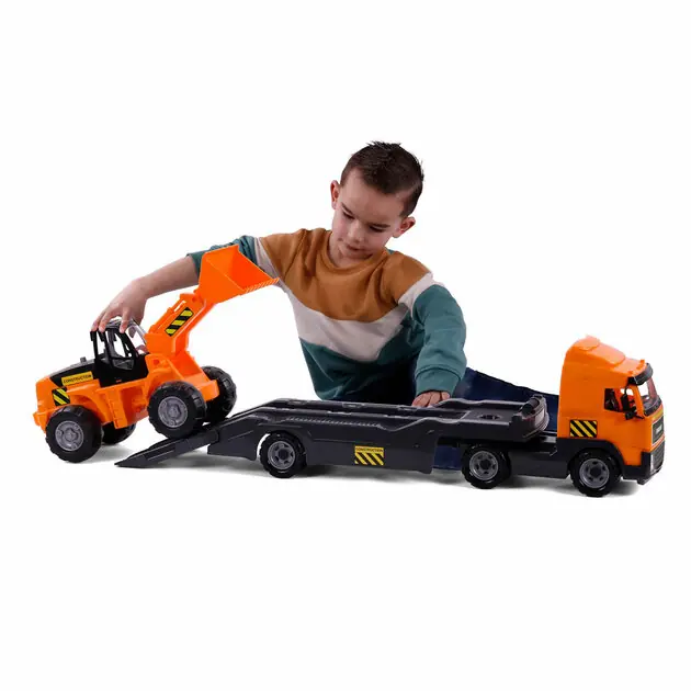 Cavallino Vrachtwagen met Trailer, Schaal 1:16 Weekendaanbieding