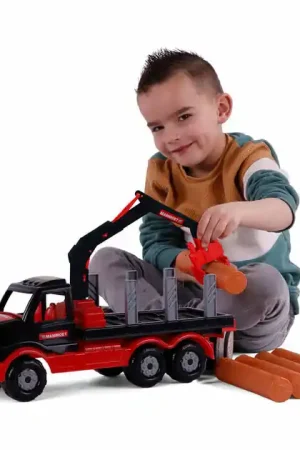 Cavallino Mammoet Torpedo Hout Vrachtwagen, 47,5cm Hoge Kwaliteit