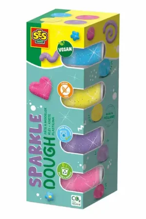Bestel Nu SES Feel Good Klei - Sparkle, 4x90gr