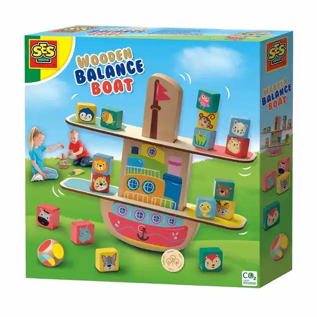 SES Houten Balans Boot Exclusieve Aanbieding