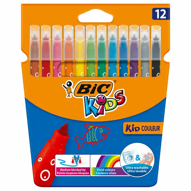 Speciale Aanbieding BIC Kids Kid Couleur, 12st.