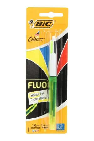 BIC Meerkleurenpen Fluoriserend Laatste Kans