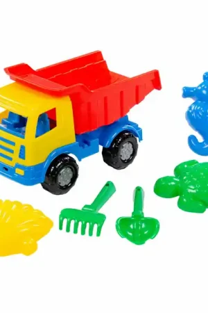 Cavallino Klassieke Kiepwagen met Strandset, 6dlg. Gereduceerde Prijs