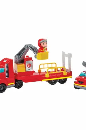 Bestel Nu Ecoiffier Abrick Brandweerwagen met Brandweerauto