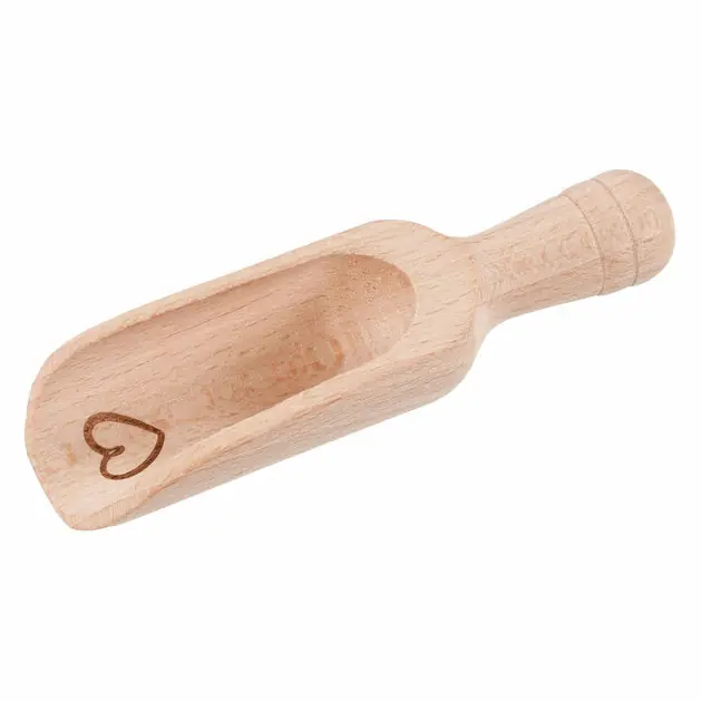 Bestseller Goki Houten Meelschepje Hart Klein, 10cm