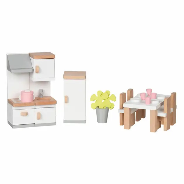Nu Kopen Goki Houten Poppenmeubels Keuken, 20dlg.