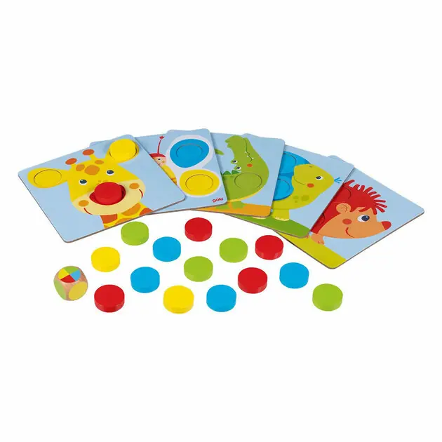Goki Mijn eerste kleursorteerspel, 16dlg. Beperkte Voorraad