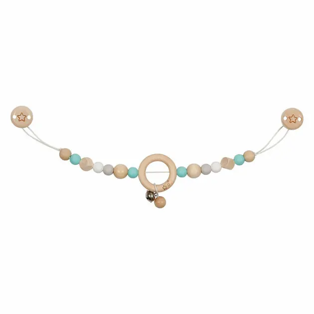 Goki Houten Wandelwagenketting Ster met Clips Shop Nu