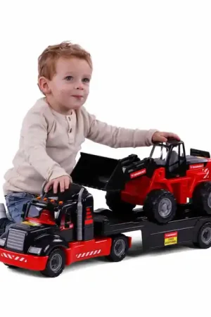 Cavallino Mammoet Torpedo Vrachtwagen met Bulldozer, Schaal 1:16 Bestel Nu