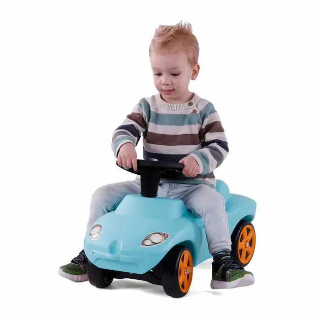 Express Levering Cavallino Safari Racer Loopauto Blauw met Geluid