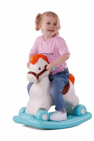 Cavallino Safari Schommelpaard en Loopauto Direct Verzonden