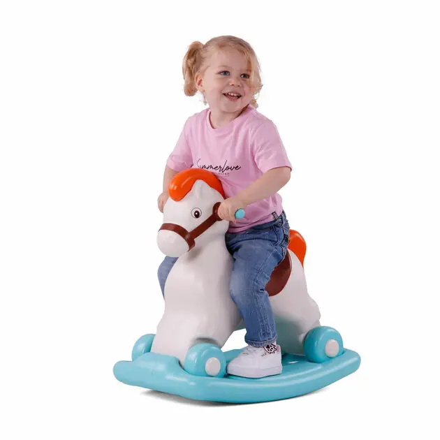 Cavallino Safari Schommelpaard en Loopauto Direct Verzonden