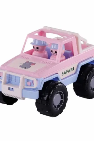 Cavallino Jeep Roze met 2 Speelfiguren Op = Op