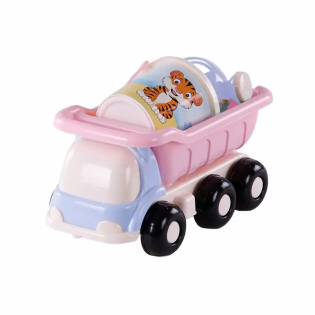 Speciale Aanbieding Cavallino Strand Kiepwagen met Emmerset Roze, 5dlg.