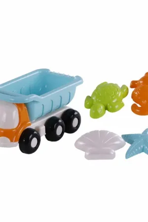 Betrouwbaar Cavallino Strand Kiepwagen met 4 Zandvormen Blauw
