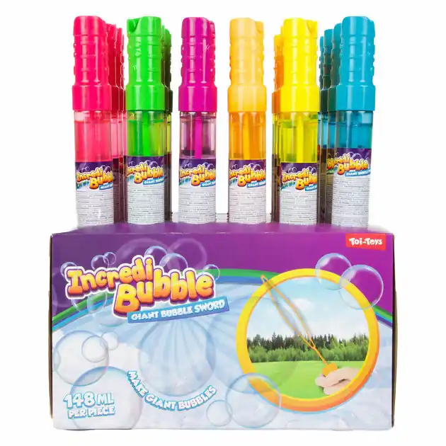 Incredibubble Bellenblaaszwaard 148ml, 24st. Populair